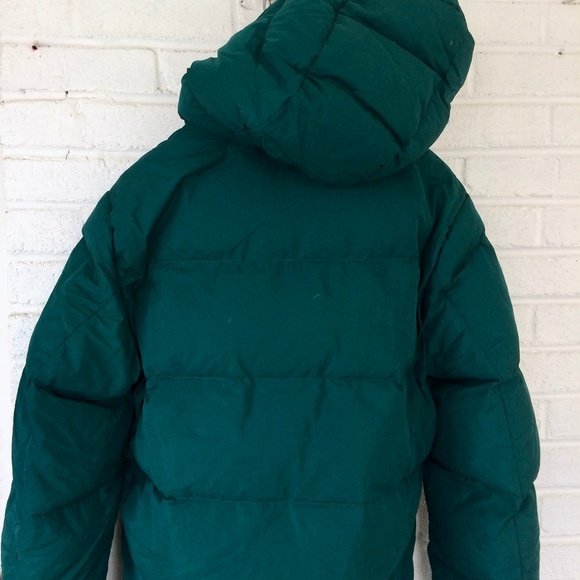 Champion Green Hooded Winter Puffer Coat Men's Small New $365 - Picture 11 of 12